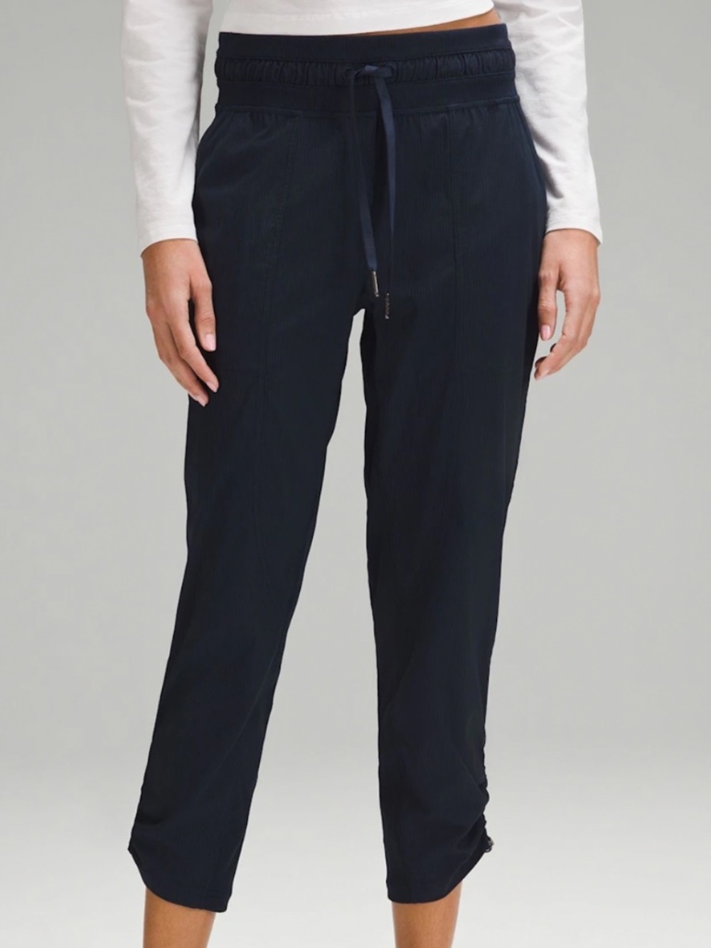 LuluLemon Dance Studio Mid-Rise Cropped Pant Navy Size 12